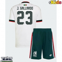 Mexico Jesus Gallardo #23 Replica Away Minikit World Cup 2026 Short Sleeve (+ pants)